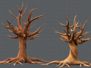 trees cartoon v04 3D Модель