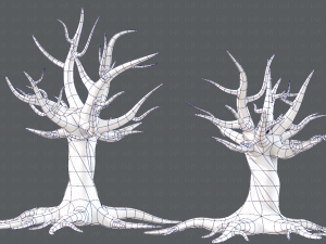 trees cartoon v04 3D Модель