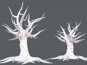 trees cartoon v04 3D Модель