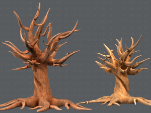 trees cartoon v04 3D Модель