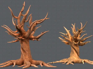 trees cartoon v04 3D Model