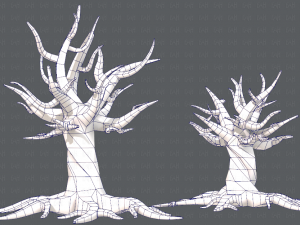 trees cartoon v04 3D Модель