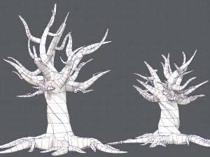 trees cartoon v04 3D Model