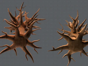 trees cartoon v04 3D Model