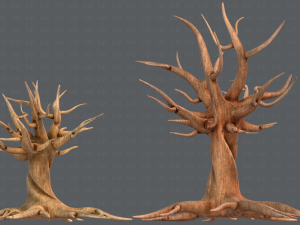 trees cartoon v04 3D Модель