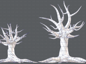 trees cartoon v04 3D Модель