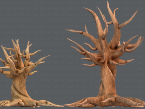 trees cartoon v04 3D Модель
