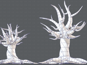 trees cartoon v04 3D Модель