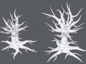 trees cartoon v04 3D Модель