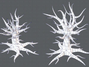 trees cartoon v04 3D Model