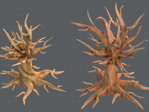 trees cartoon v04 3D Модель