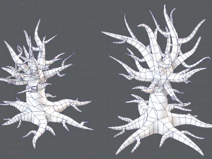 trees cartoon v04 3D Model