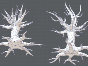 trees cartoon v04 3D Модель