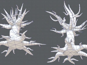 trees cartoon v04 3D Model