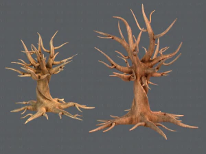 trees cartoon v04 3D Model