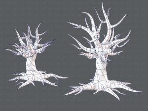 trees cartoon v04 3D Модель