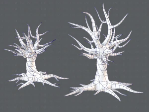 trees cartoon v04 3D Model