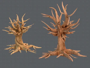 trees cartoon v04 3D Model