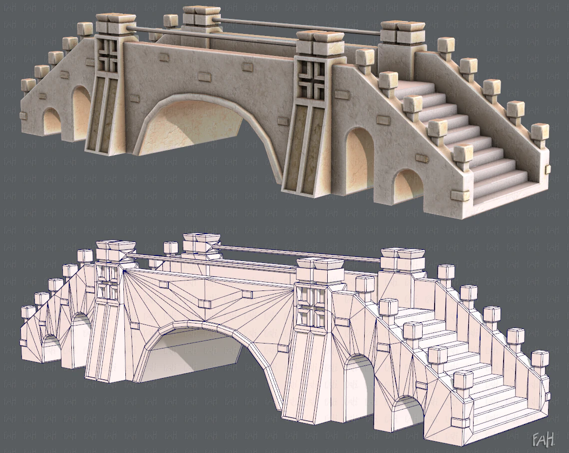 ponte v01 Modelo 3D .c4d .max .obj .3ds .fbx .stl .blend 