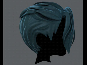 3d hair style for boy v36 3D Model
