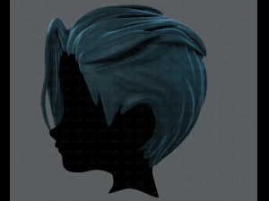 3d hair style for boy v36 3D Model