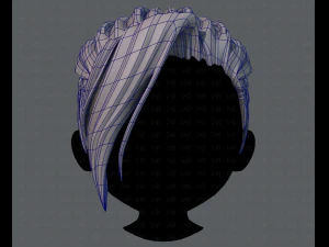 3d hair style for boy v36 3D Model