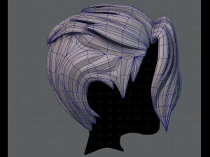 3d hair style for boy v36 3D Model