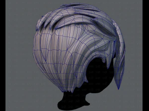 3d hair style for boy v36 3D Model