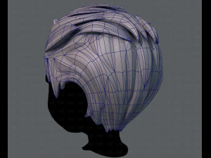 3d hair style for boy v36 3D Model