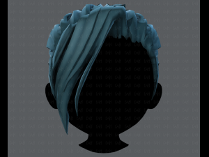 3d hair style for boy v36 3D Модель