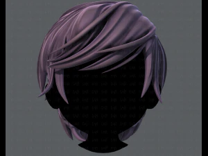 3d hair style for boy v37 3D Model