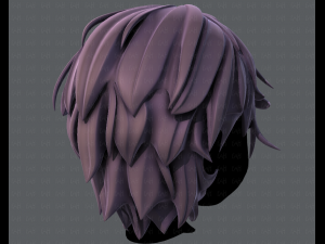 3d hair style for boy v37 3D Model