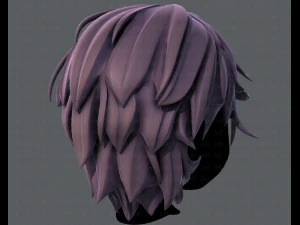 3d hair style for boy v37 3D Model