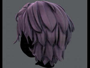 3d hair style for boy v37 3D Model