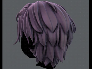 3d hair style for boy v37 3D Model