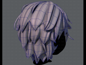3d hair style for boy v37 3D Model