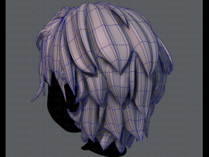 3d hair style for boy v37 3D Model