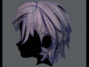 3d hair style for boy v37 3D Model