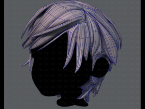 3d hair style for boy v37 3D Model