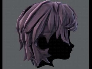 3d hair style for boy v37 3D Model