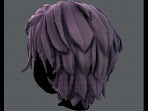 3d hair style for boy v37 3D Model