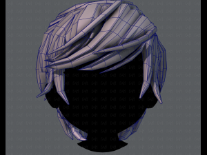 3d hair style for boy v37 3D Model