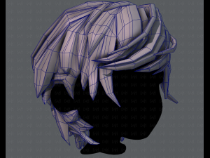 3d hair style for boy v37 3D Model