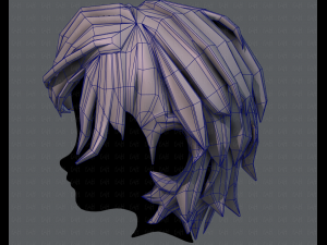 3d hair style for boy v37 3D Model