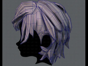 3d hair style for boy v37 3D Model
