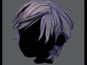 3d hair style for boy v37 3D Model