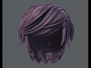 3d hair style for boy v37 3D Model