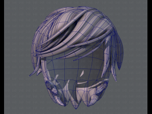 3d hair style for boy v37 3D Model