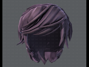 3d hair style for boy v37 3D Model