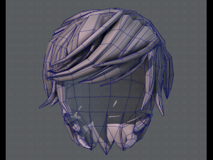 3d hair style for boy v37 3D Model